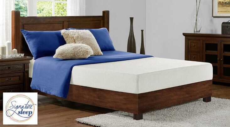 signature sleep essence memory foam mattress review