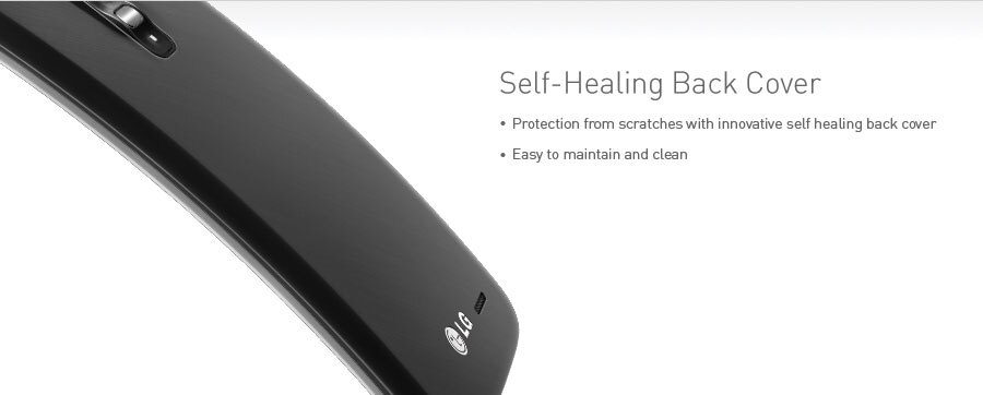 Self-Healing Back Cover. Protection from scratches with innovative self healing back cover. Easy to maintain and clean.