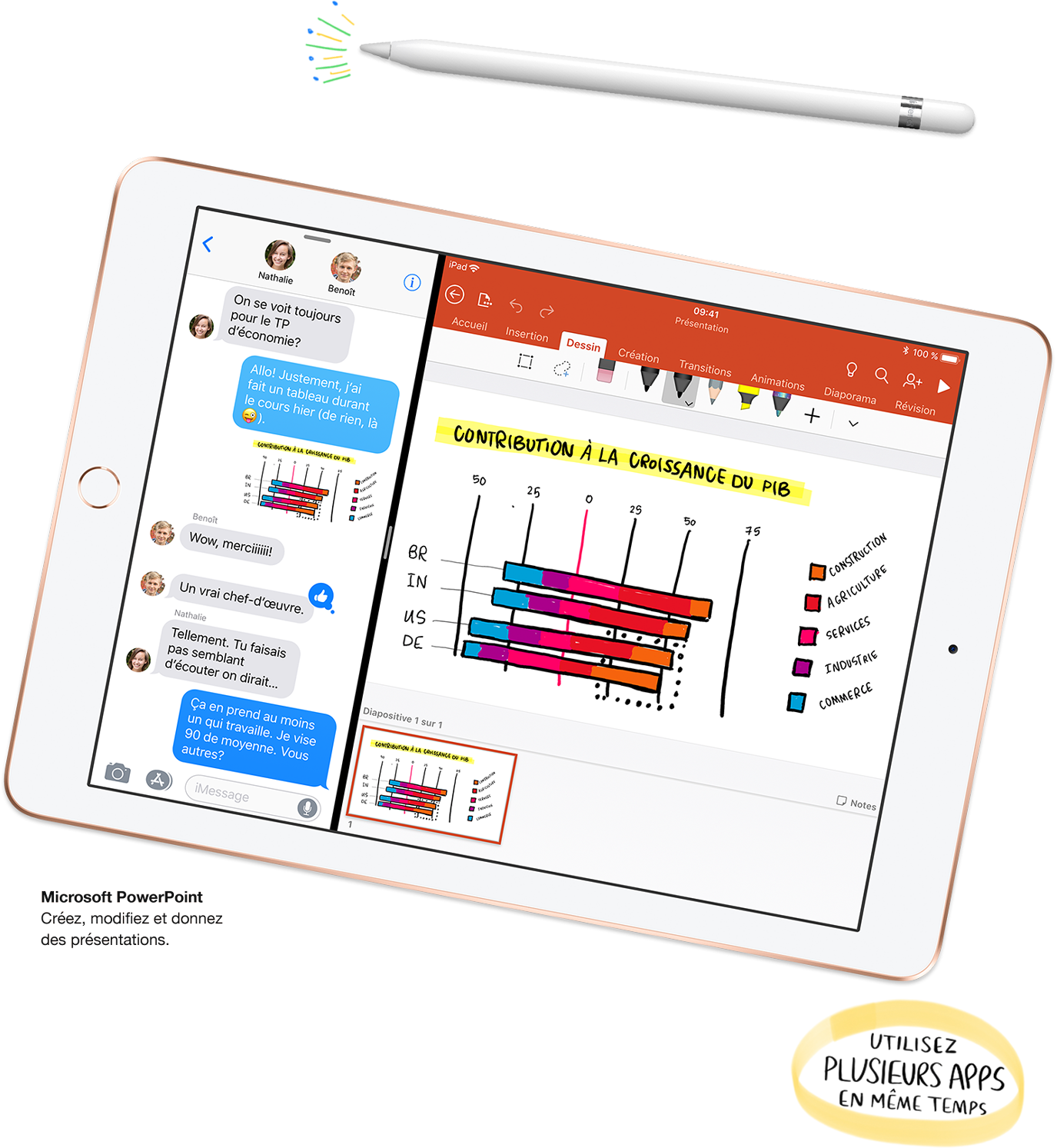 Microsoft PowerPoint. Créez, modifiez et donnez des présentations.