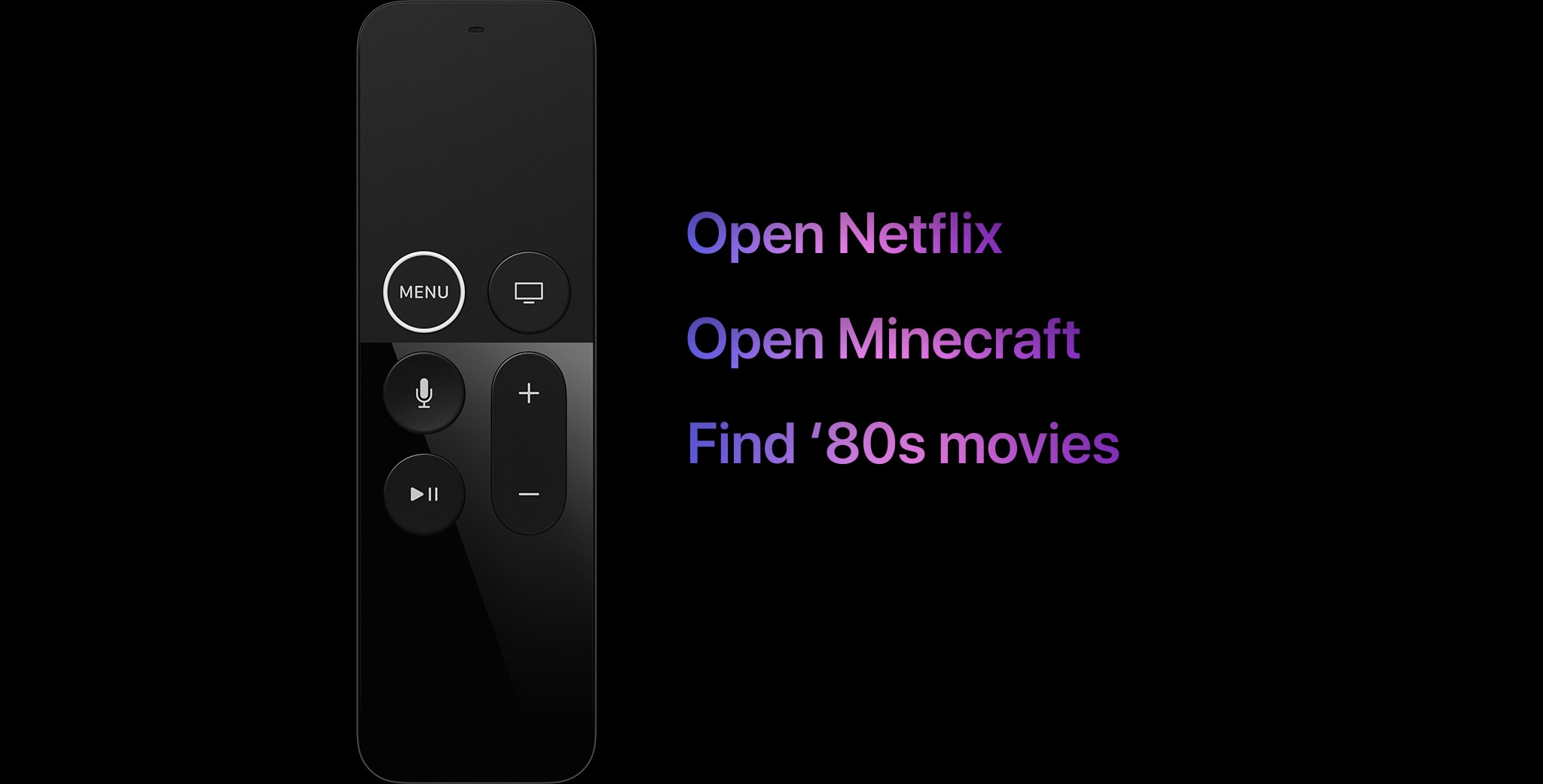 Open Netflix. Open Minecraft. Find '80s movies.